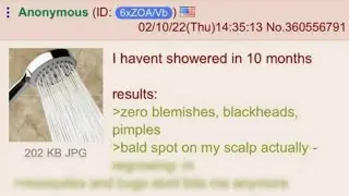 Anon hasn't showered in a year || 4chan greentext stories
