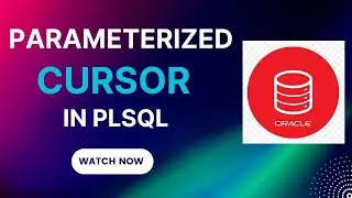 Parameterized Cursor in PLSQL