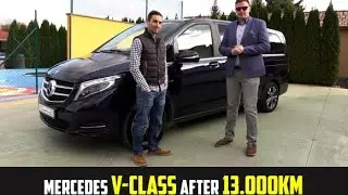 Mercedes Benz V-Class (2016) after 13.000km #UserExperience