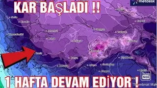 20 - 26 ŞUBAT KAR HARİTASI [ KAR DEVAM EDİYOR ]