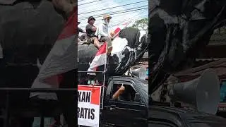 Karnaval Kebangsaan Jatisrono, Kontingen Gunungsari kembali membuat Heboh dengan Hanoman Jumbo nya