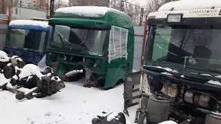 Отправляем каркас G кабины скаия и ДВС DC13 113 нашим клиентам
