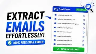 Any Website Email Finder Tutorial | Copy & Download Public Emails | LeadStal