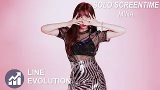 Mina (TWICE) - Solo Screentime Evolution