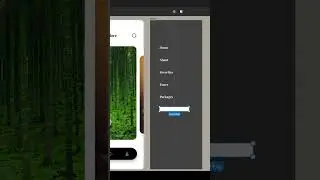 How to create a Sidebar Menu in Figma #shorts  #figmadesign