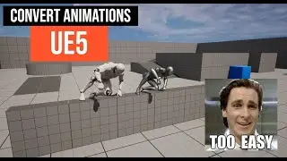 How to convert UE4 animations to UE5 or vice versa inside Unreal Engine 5