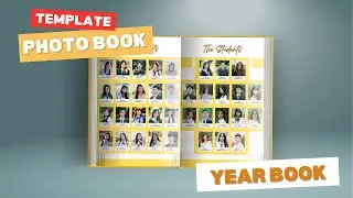 Cara Membuat Year Book School | Template Album Foto Buku Kenangan Sekolah
