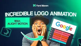 😱 FINALLY! Here's How To Create A Logo Animation with Alight Motion.
