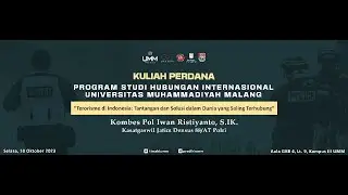 KULIAH PERDANA - PROGRAM STUDI HUBUNGAN INTERNASIONAL