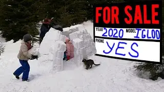 DIY IGLOO - BUILT IN 2 HOURS