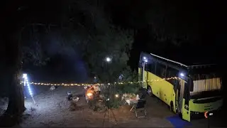 A TORNADO PASSED BY US IN OUR CARAVAN CAMPING IN THE FOREST
