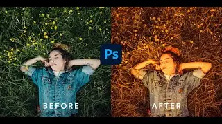 Sunset Healing Color Grading in Photoshop