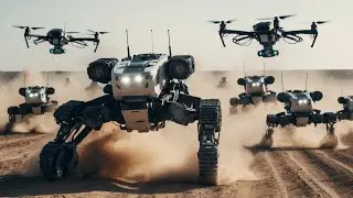 Military Robotics and Drones Rewriting Combat Rules