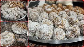Easy Instant नारियल के लडडू-बर्फी Recipe || गुड़ के नारियल लडडू || Coconut Ladoo Barfi Recipe