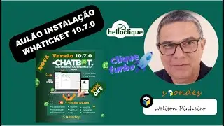 whaticket saas chatbot para WhatsApp multiatendimento Aulão de Instalação passo a passo