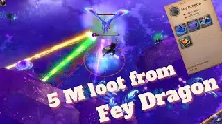 5 Million loot from Fey Dragon !! Albion Online The Mists