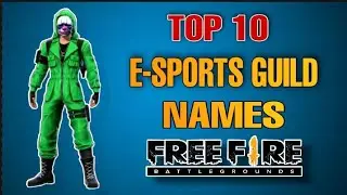 TOP 10 ESPORTS GUILD NAME FREE FIRE | FREE FIRE BEST ESPORTS TEAM NAME | MR 777 GAMER