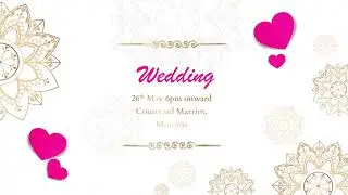 Cinematic wedding invitation video editing in kinemaster | wedding anniversary video editing