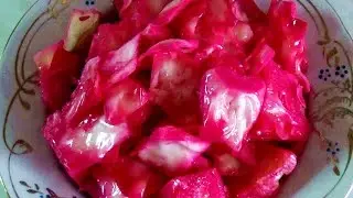 Marinated Cabbage “Petals” Recipe