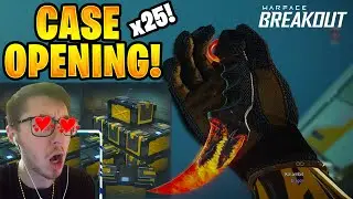 *EPIC* Knife Pull! Warface Breakout 25 Loot Crate OPENING! Weapon Showcase Gameplay