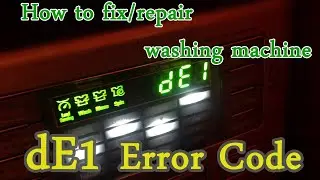 de1, LG error code de1, lg washing machine error code de1