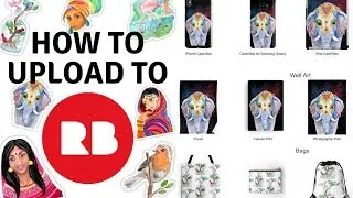 How to Upload Your Art to Redbubble || Print on Demand
