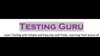 TestingGuru- All about Software Testing