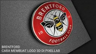 how to make a 3d BRENTFORD logo in pixellab | how to make a 3d logo on android