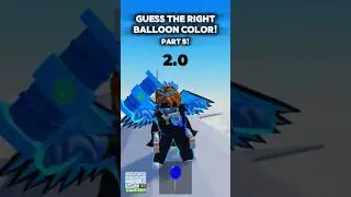 Guess the Right Balloon Color! (Part 5) |  #roblox #shorts