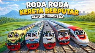 🎶 Roda-Roda Bis Berputar versi Kereta 🚍 Lagu Anak Lucu
