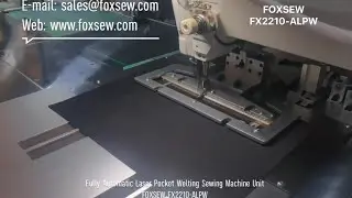 Fully Automatic Laser Pocket Welting Sewing Machine Unit