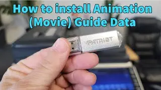How to correctly install Animation (Movie) Guide Data on a Konica Bizhub 