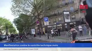 Manif Contrôle Technique Moto 13 avril 2024