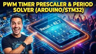 PWM Timer Prescaler & Period Solver (Arduino/STM32) Calculator — How to Use It | Engineering Tool