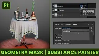 Mastering Geometry Masks in Substance Painter: A Step-by-Step Tutorial | Center Pivot