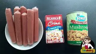 Hotdogs with Mushrooms delicious recipe