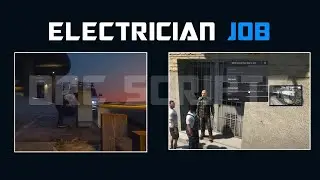 [QB, ESX] FIVEM ELECTRICIAN JOB | PREVIEW | TEBEX! |