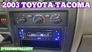 2003 toyota tacoma radio removal/ replacement