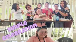 My simple birthday celebration at scholl💜/Emily Lomeda