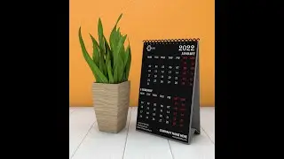 office desk calendar  | graphic design in illustrator tutorial