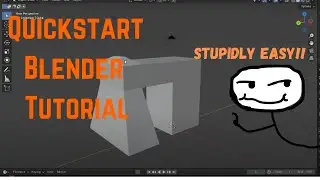 Quick Start Blender Tutorial (SUPER EASY)