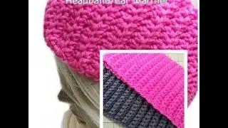 Make this Easy Crochet Headband/Ear Warmer