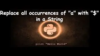 Program to replace all occurrences of 