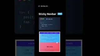 Sticky Navbar trick using position in CSS
