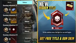 😱 Brand New Hidden Title | How To Get ( Survivor ) Title In One Day | Best Tips And Tricks | PUBGM