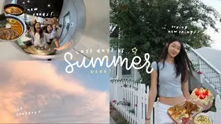 last days of summer 🌱 checking off bucket list items, new foods, iu concert, pickle all day