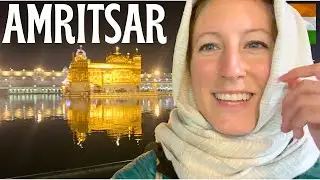 Exploring AMRITSAR 🇮🇳 the Golden Temple, Free Community Kitchen, Amritsar Food Tour in Punjab India