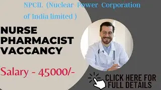 Nurse Pharmacist की सबसे बड़ी भर्ती (#vaccancy) #nurse #pharmacist #medical #jobs2022