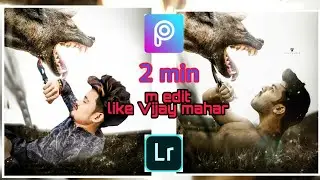 ACTION HERO - vijay mahar picsart editing tutorial - best picsart editing tutorial