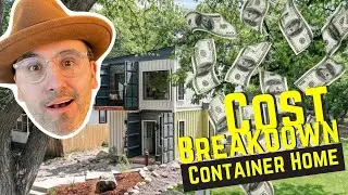 1 Bed 1 Bath 600+sqft Container home Cost Breakdown